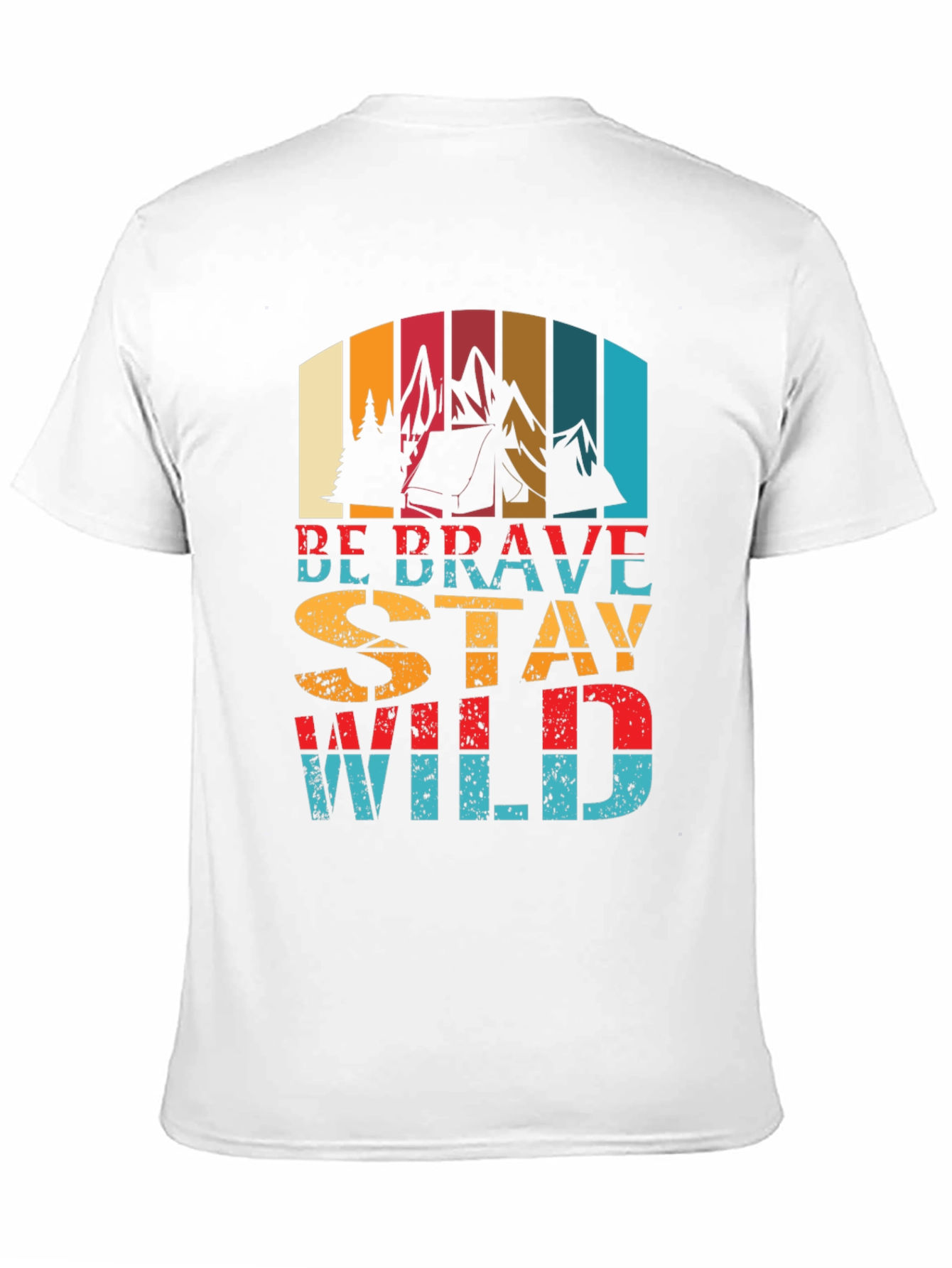 Be Brave Stay Wild Graphic T-Shirt