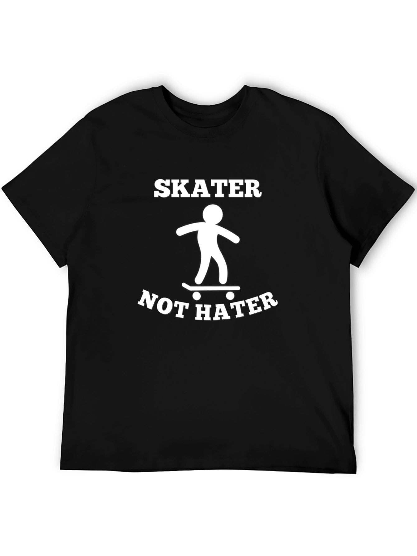 Skater Not Hater Graphic T-Shirt