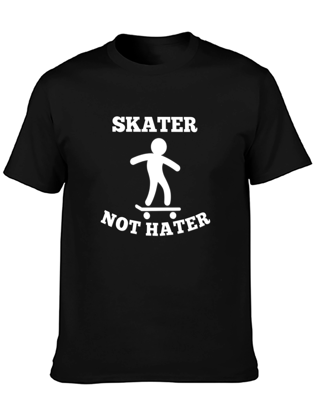 Skater Not Hater Graphic T-Shirt