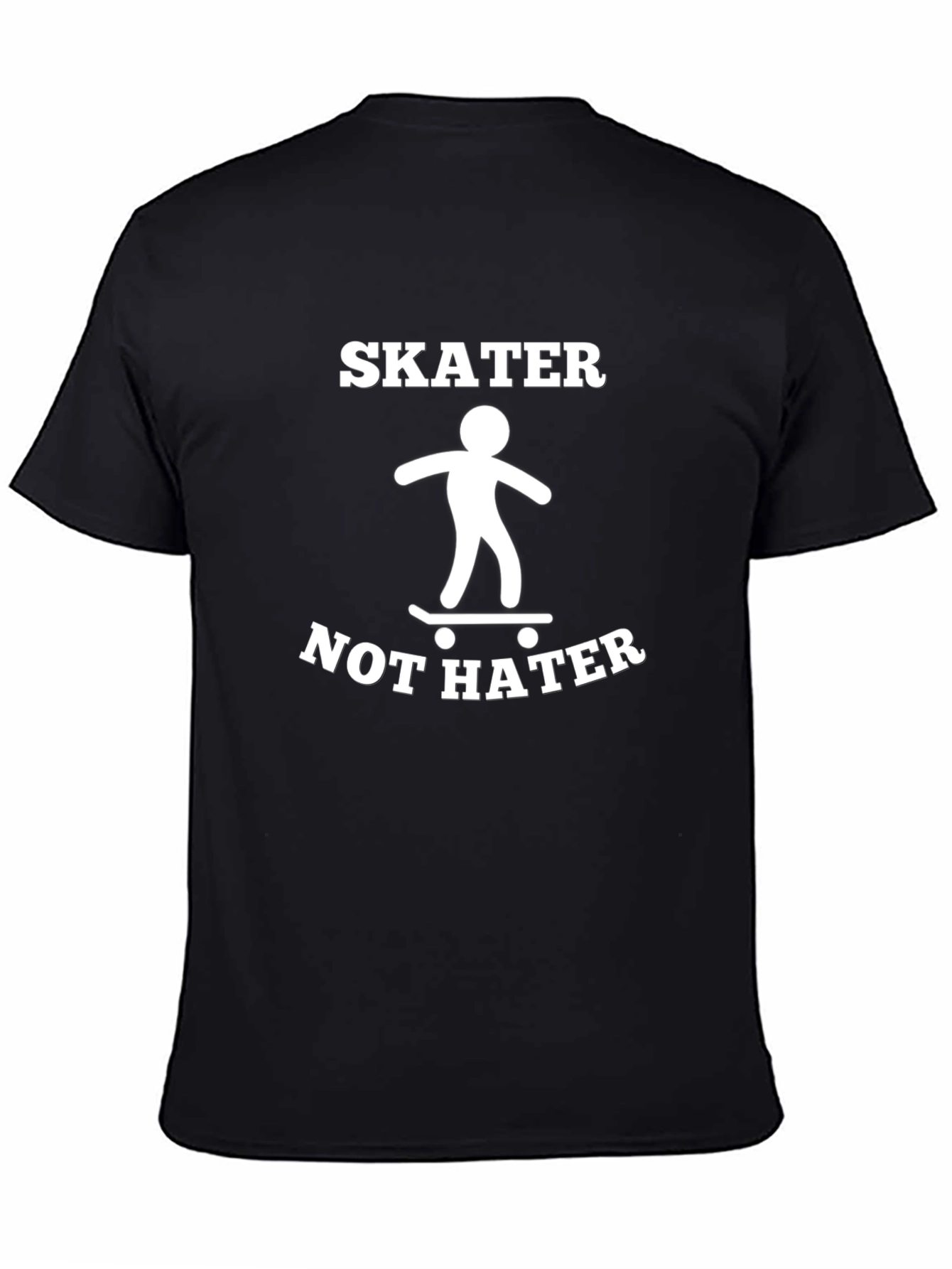 Skater Not Hater Graphic T-Shirt