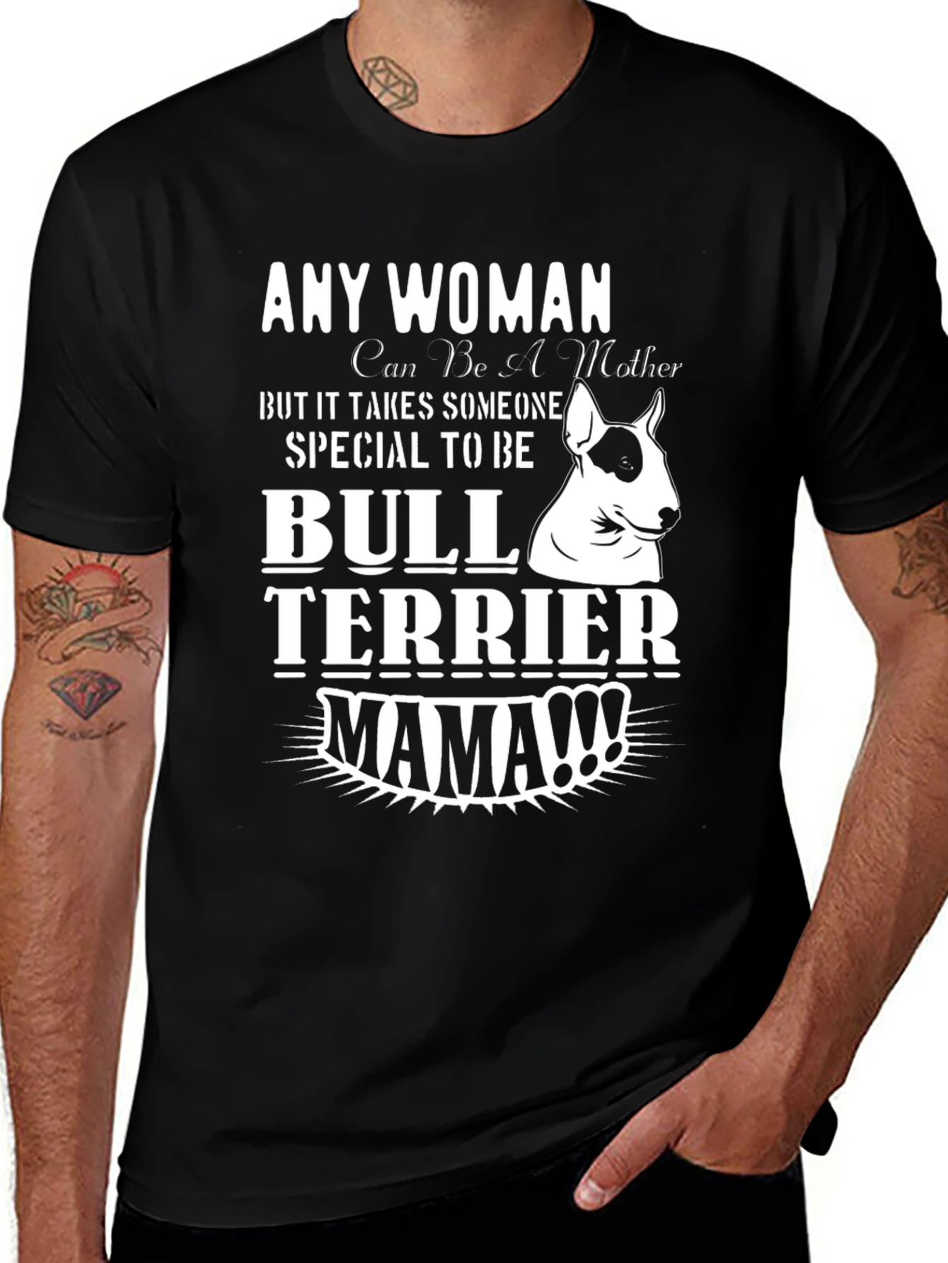 Bull Terrier Mama T-Shirt - Perfect Dog Lover Gift