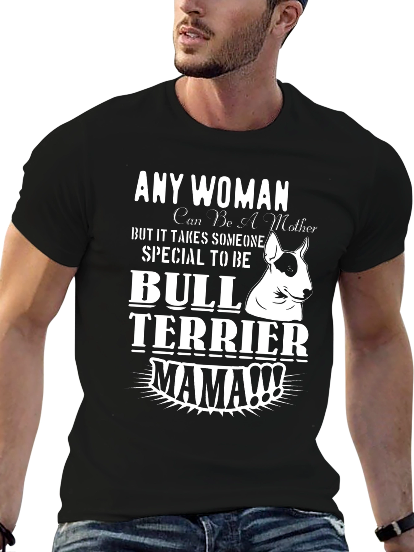 Bull Terrier Mama T-Shirt - Perfect Dog Lover Gift
