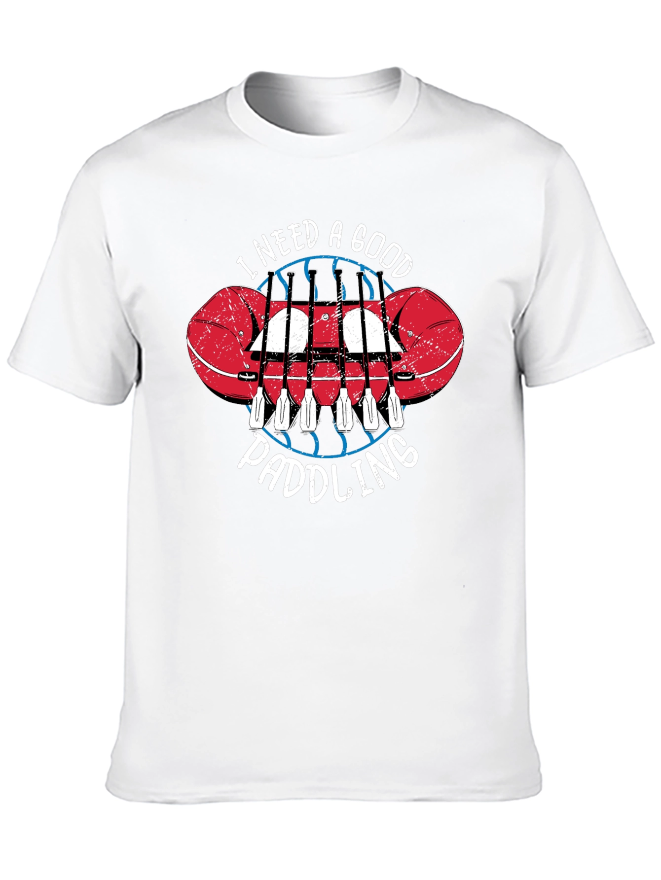 Funny Paddling Rafting T-Shirt for Outdoor Adventures