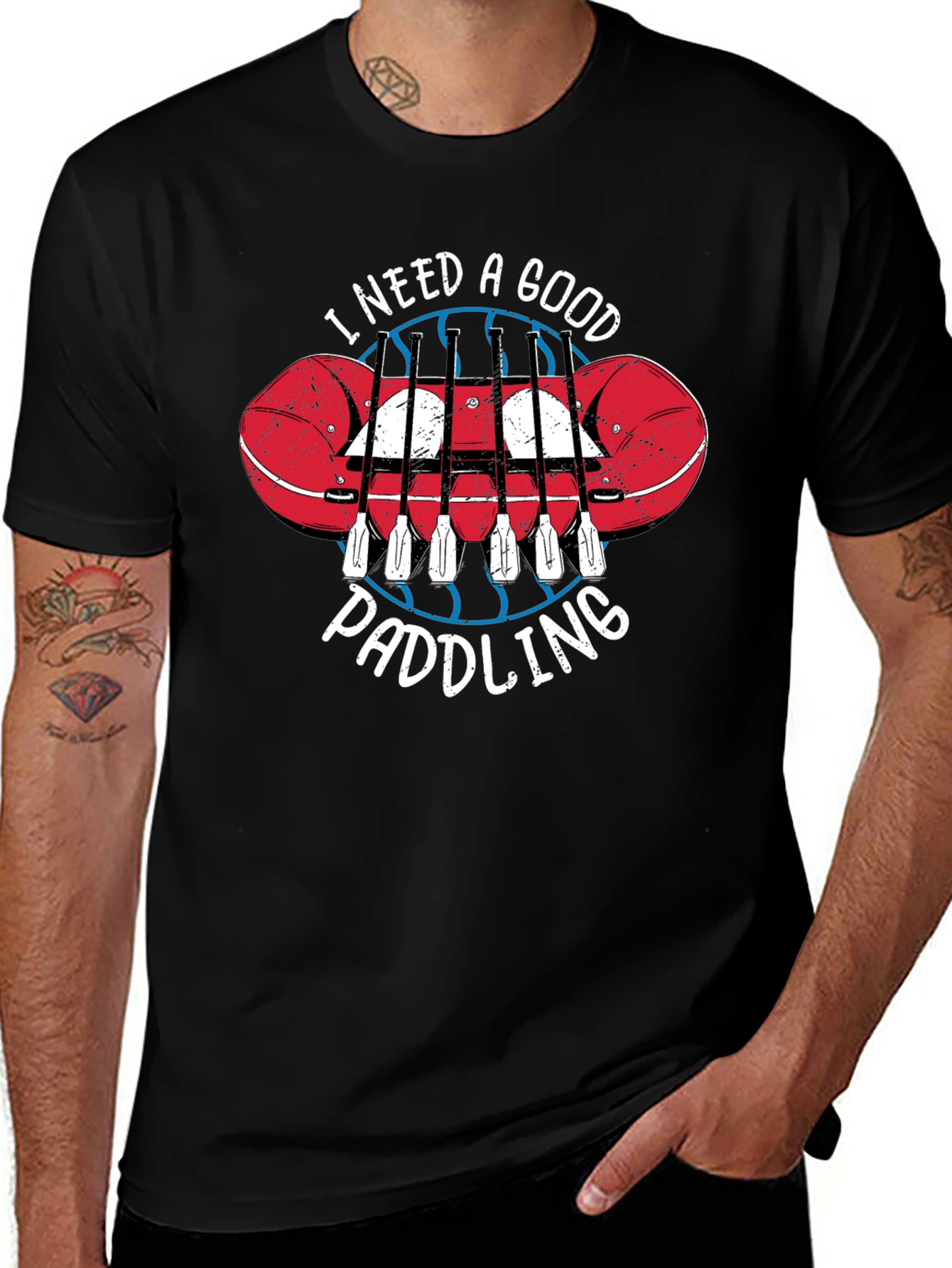 Funny Paddling Rafting T-Shirt for Outdoor Adventures