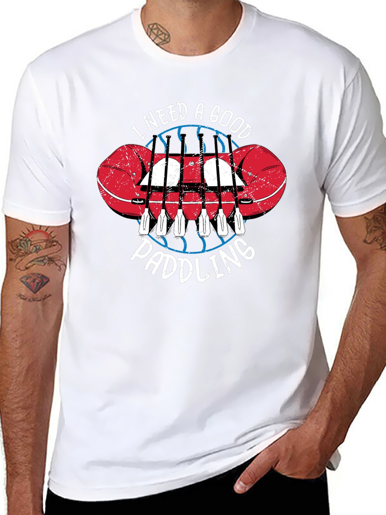 Funny Paddling Rafting T-Shirt for Outdoor Adventures