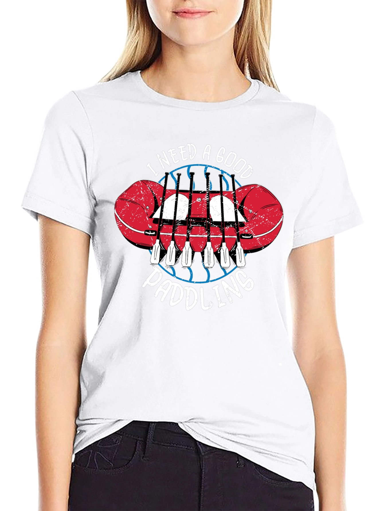 Funny Paddling Rafting T-Shirt for Outdoor Adventures