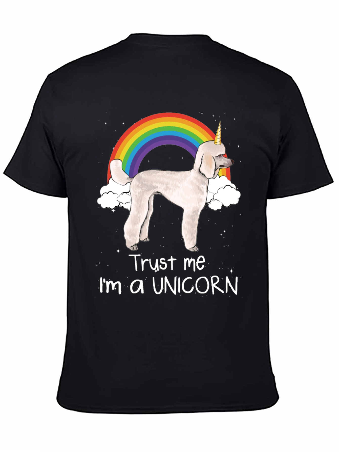 Unicorn Poodle Graphic T-Shirt