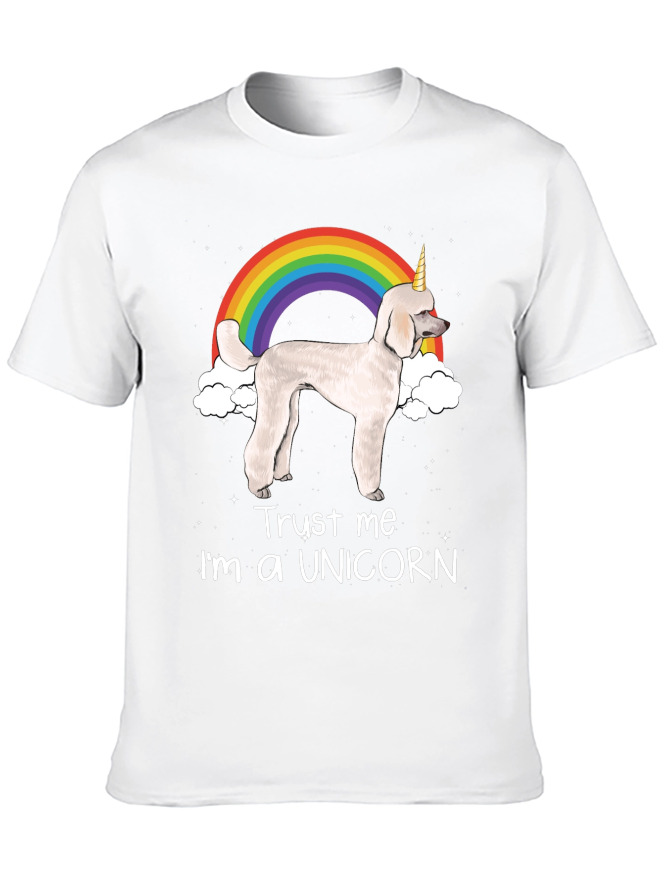 Unicorn Poodle Graphic T-Shirt