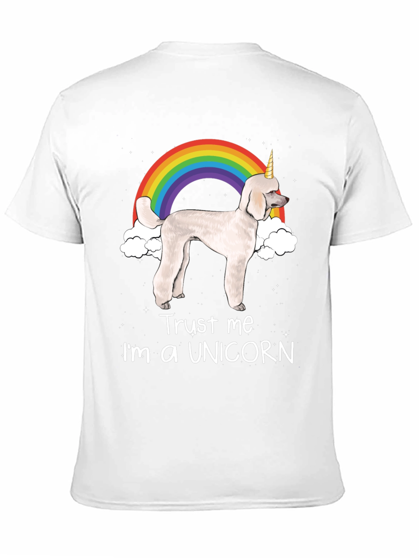 Unicorn Poodle Graphic T-Shirt