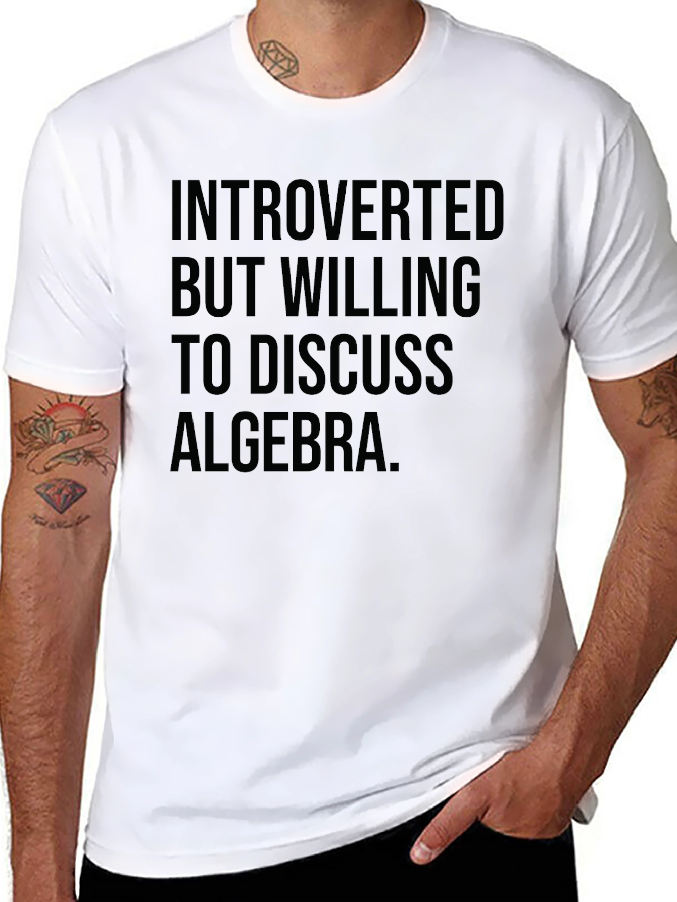 Introverted Algebra T-Shirt - Funny Geek Tee