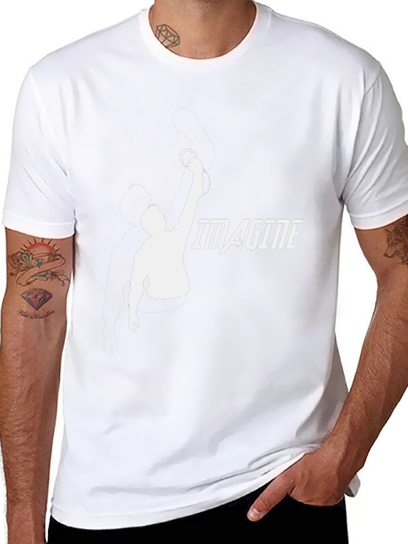 Imagine T-Shirt - Stylish Graphic Tee