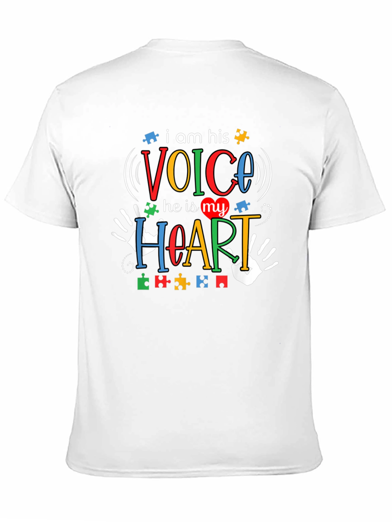 Autism Awareness T-Shirt - I am His Voice