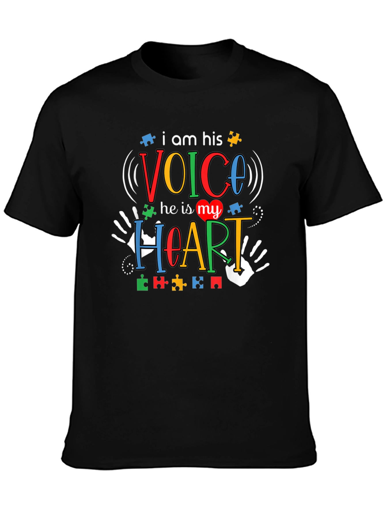 Autism Awareness T-Shirt - I am His Voice