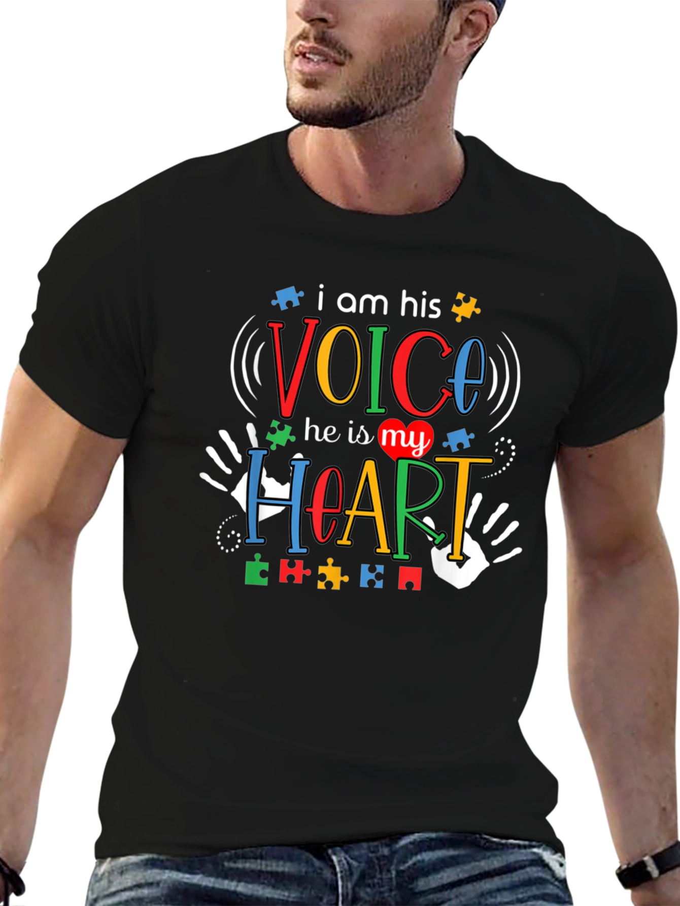 Autism Awareness T-Shirt - I am His Voice