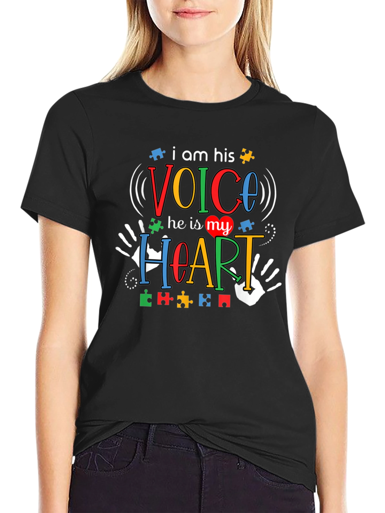 Autism Awareness T-Shirt - I am His Voice