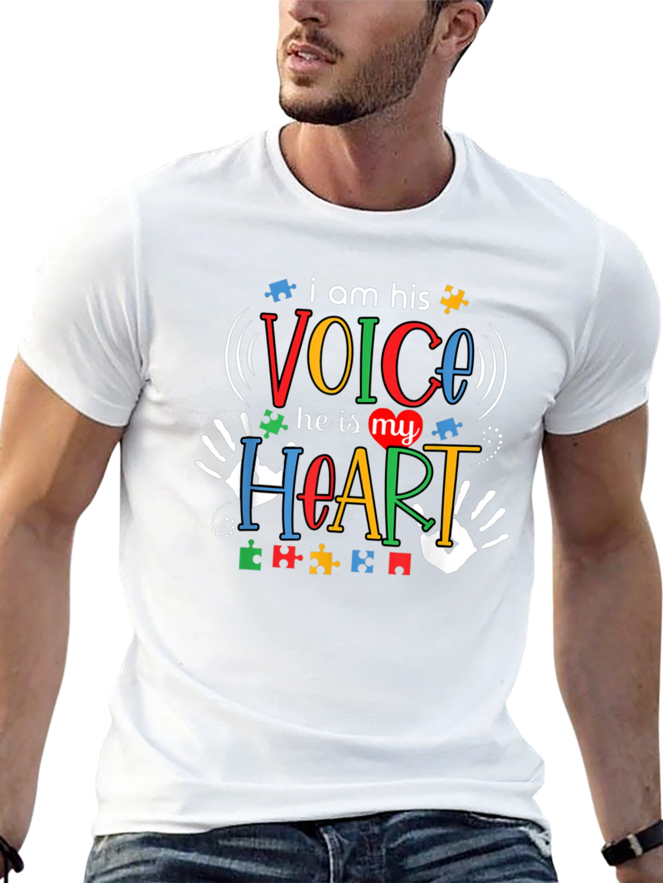Autism Awareness T-Shirt - I am His Voice