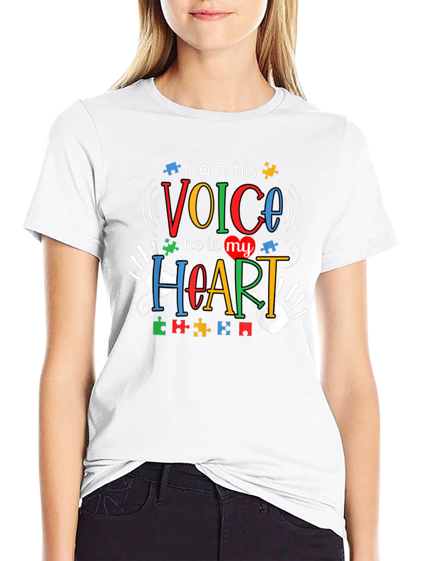 Autism Awareness T-Shirt - I am His Voice