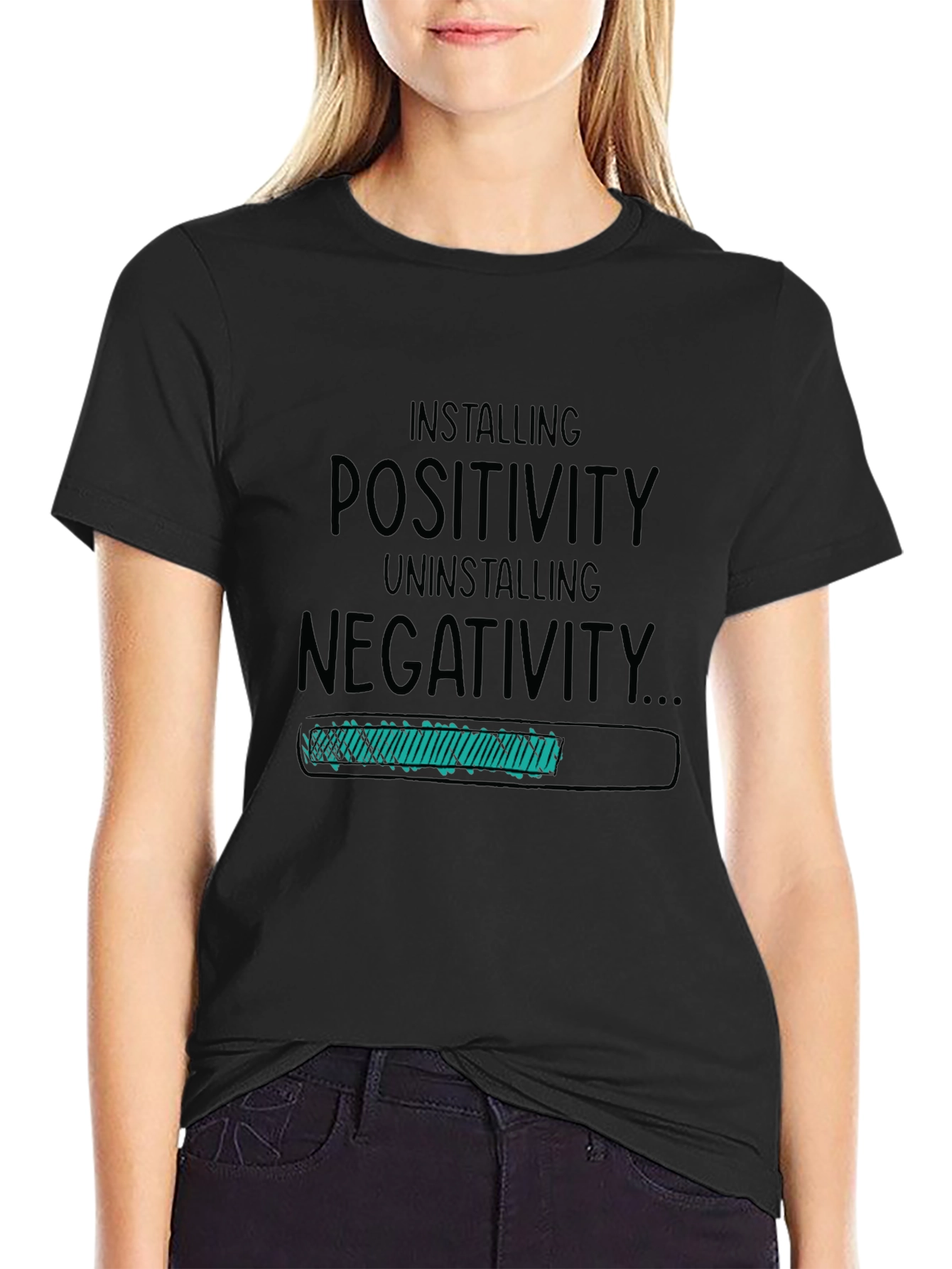 Installing Positivity T-Shirt - Uninstalling Negativity