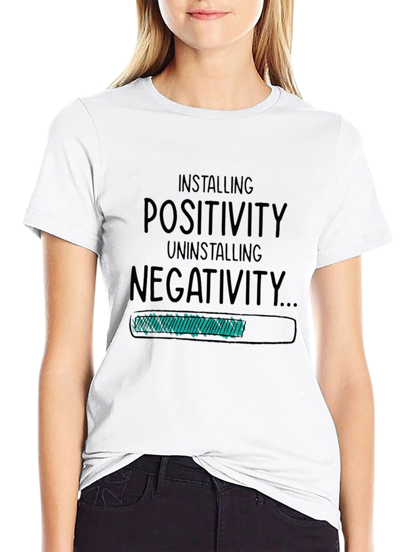 Installing Positivity T-Shirt - Uninstalling Negativity