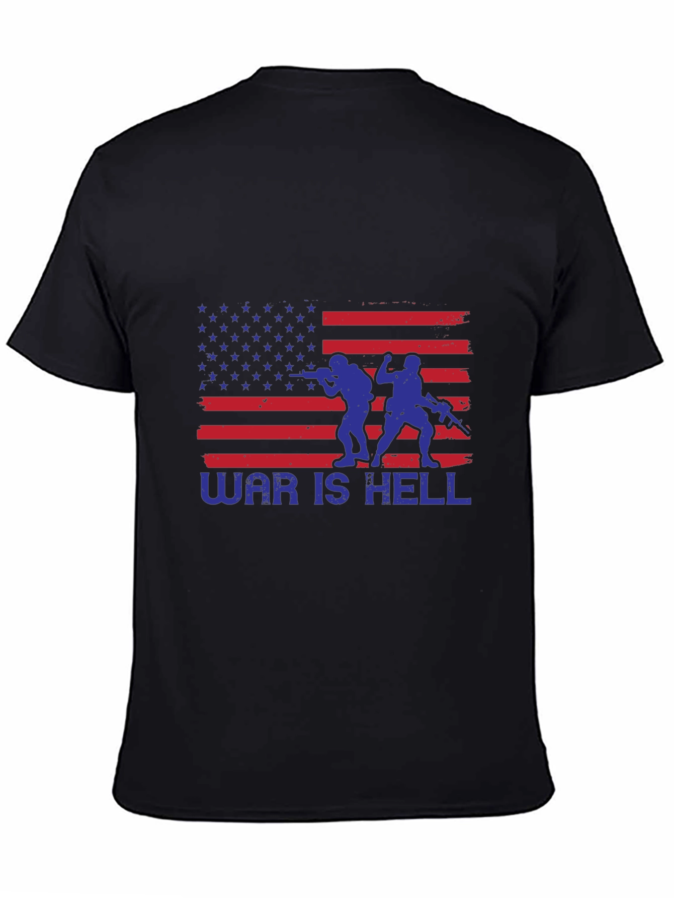 War is Hell American Flag T-Shirt