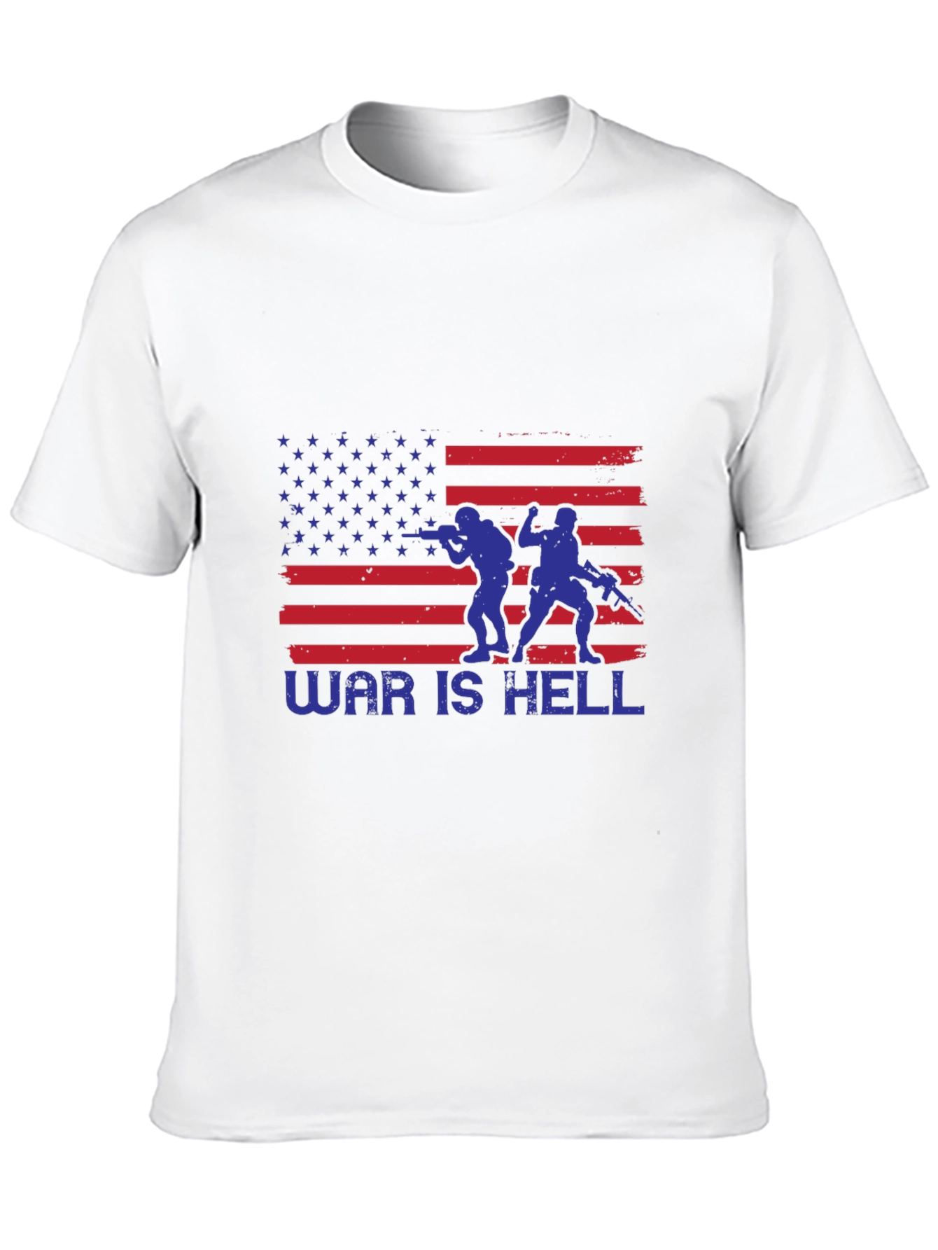 War is Hell American Flag T-Shirt