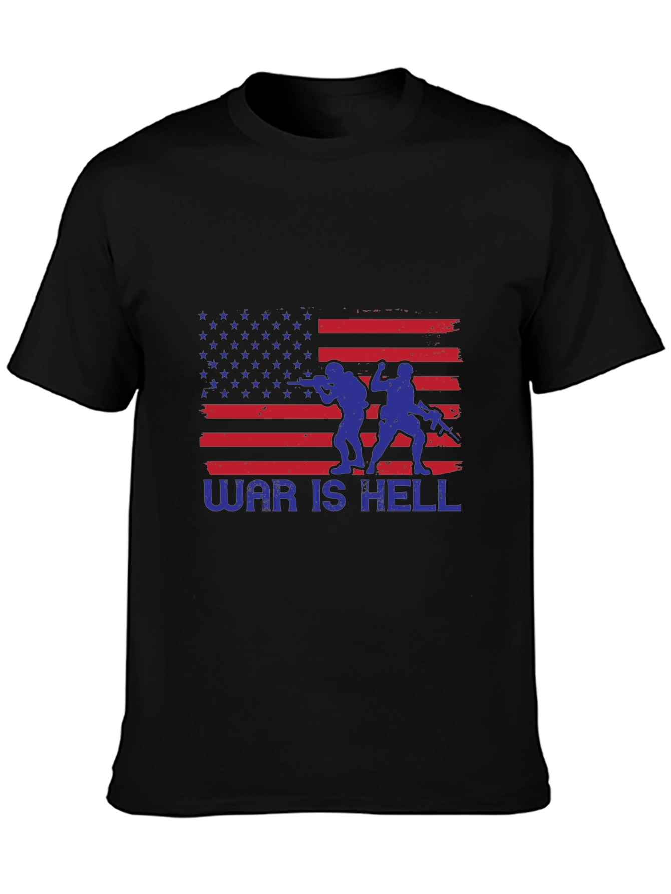 War is Hell American Flag T-Shirt