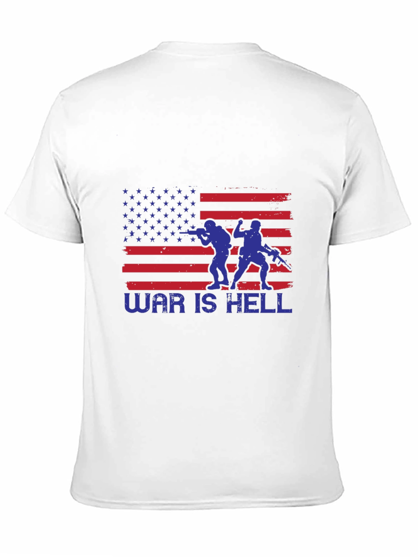 War is Hell American Flag T-Shirt