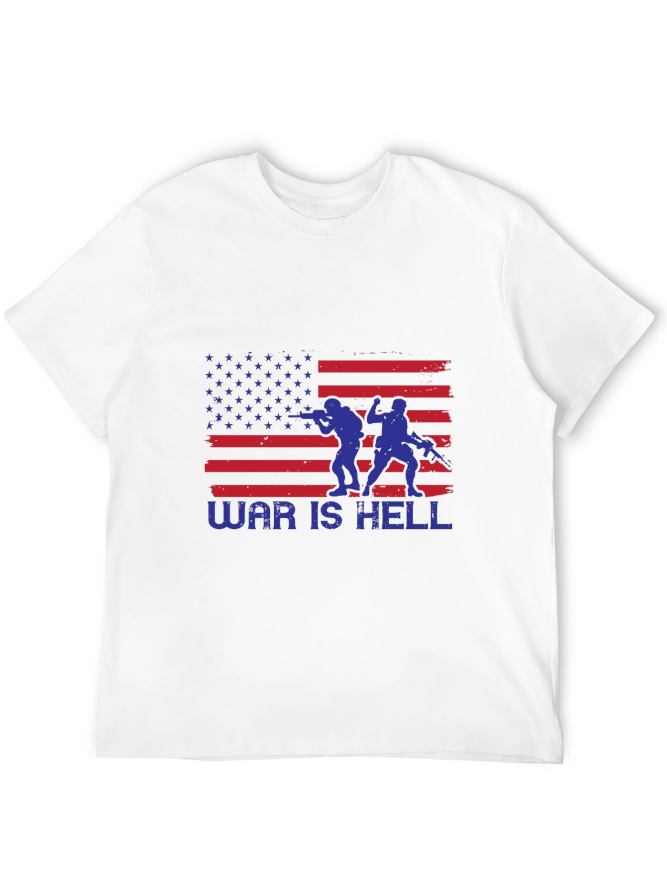 War is Hell American Flag T-Shirt