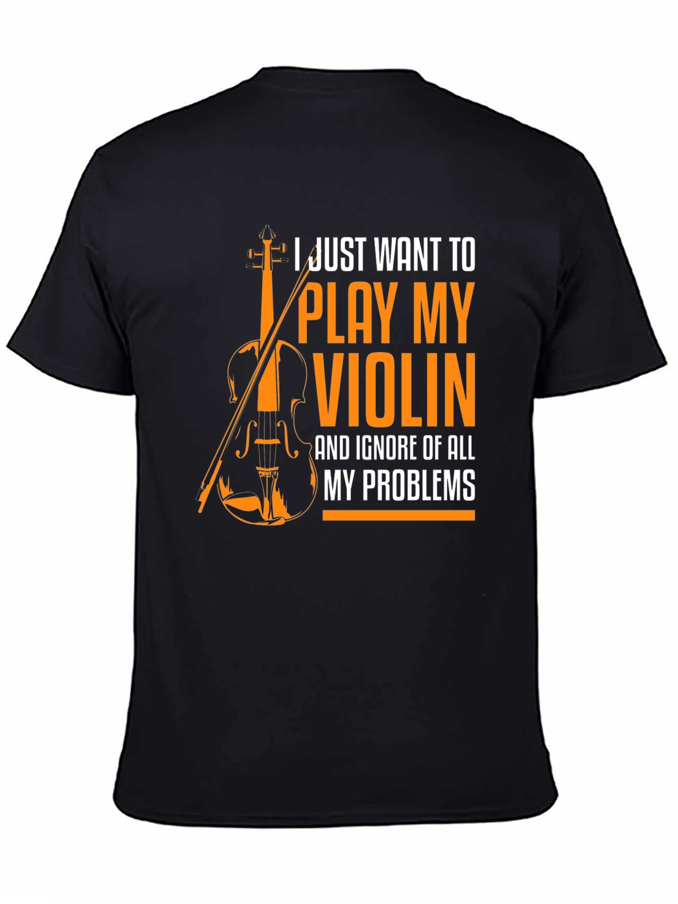Violin Player Graphic T-Shirt: Ignore My Problems Tee