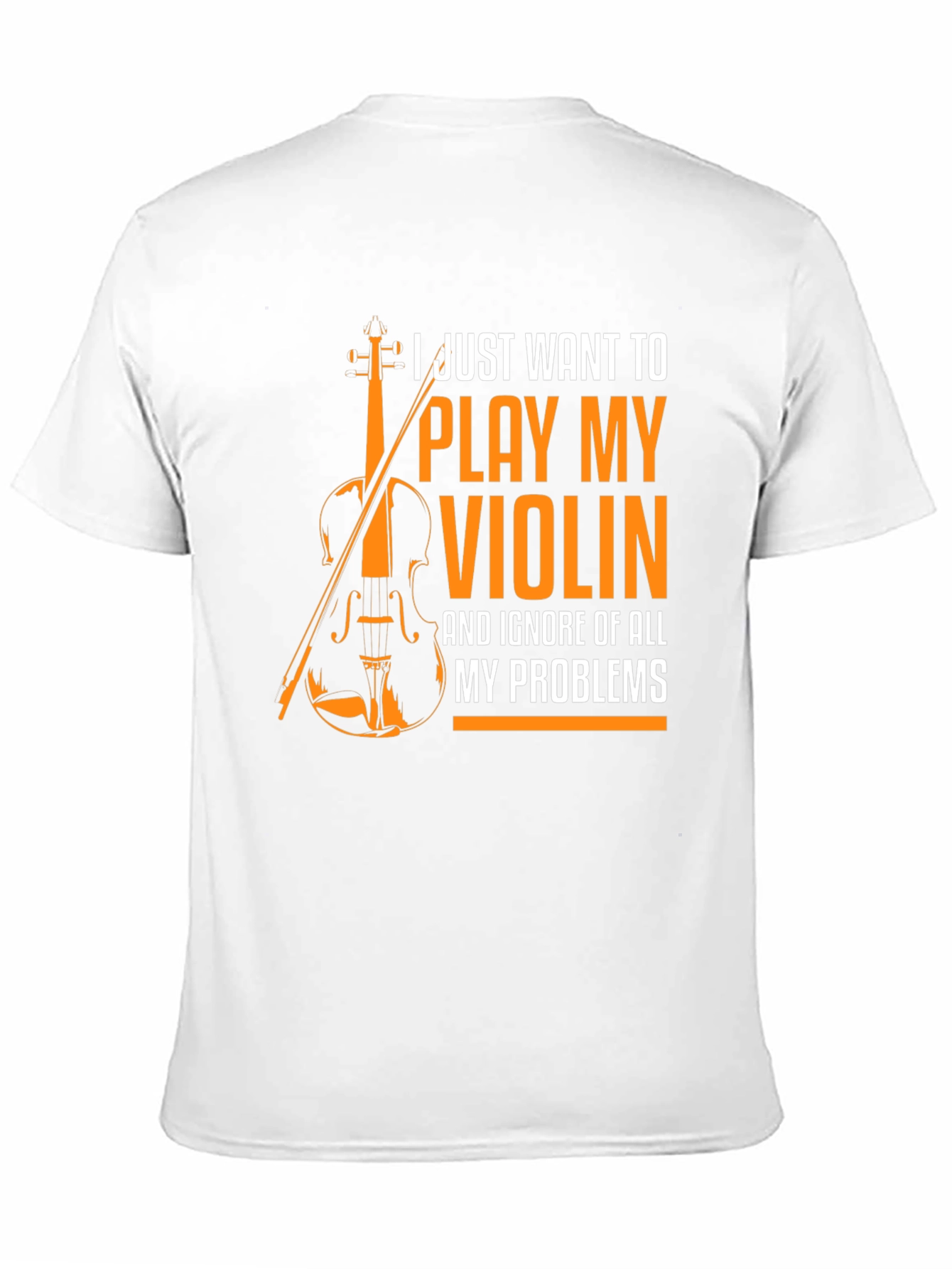 Violin Player Graphic T-Shirt: Ignore My Problems Tee