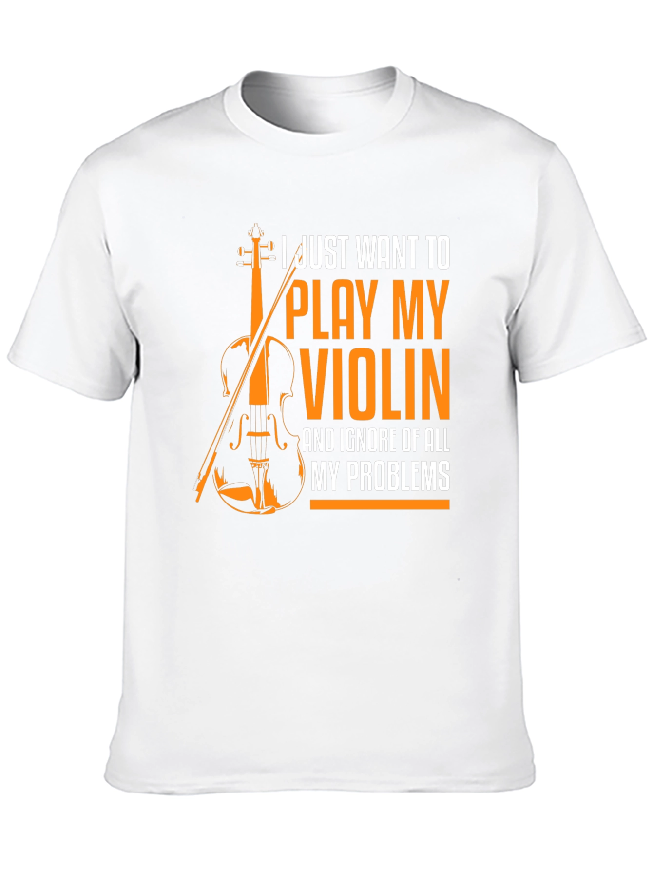 Violin Player Graphic T-Shirt: Ignore My Problems Tee