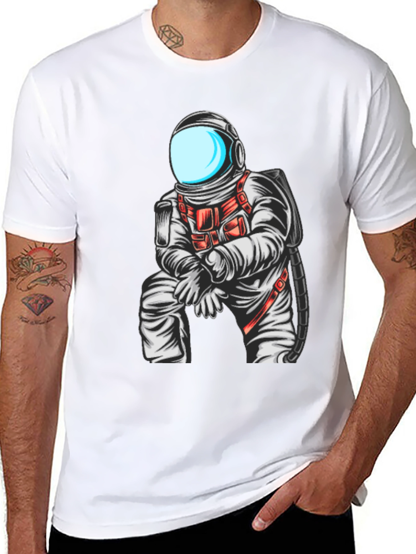 Astronaut Graphic Tee - Space Adventure T-Shirt