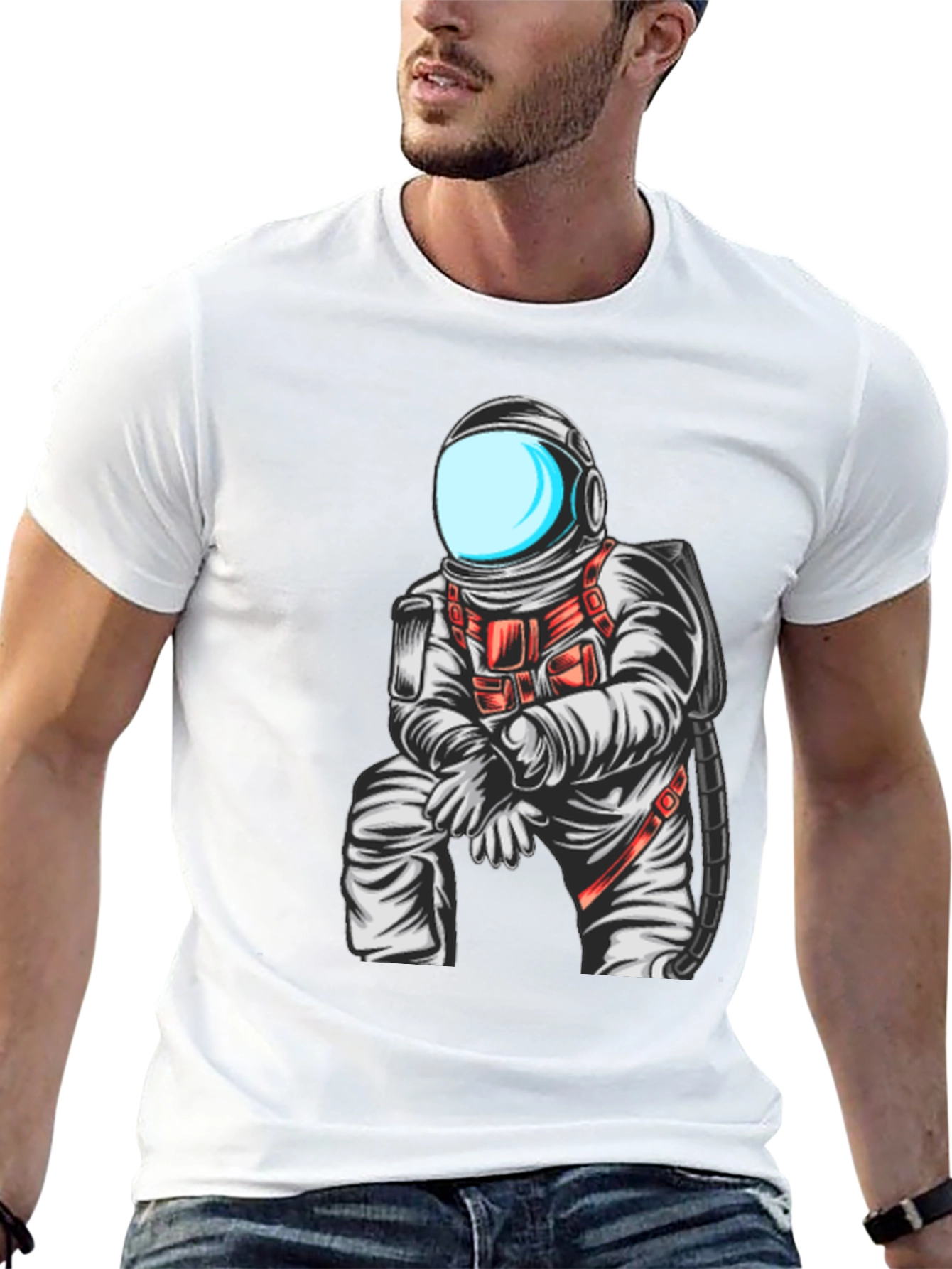 Astronaut Graphic Tee - Space Adventure T-Shirt