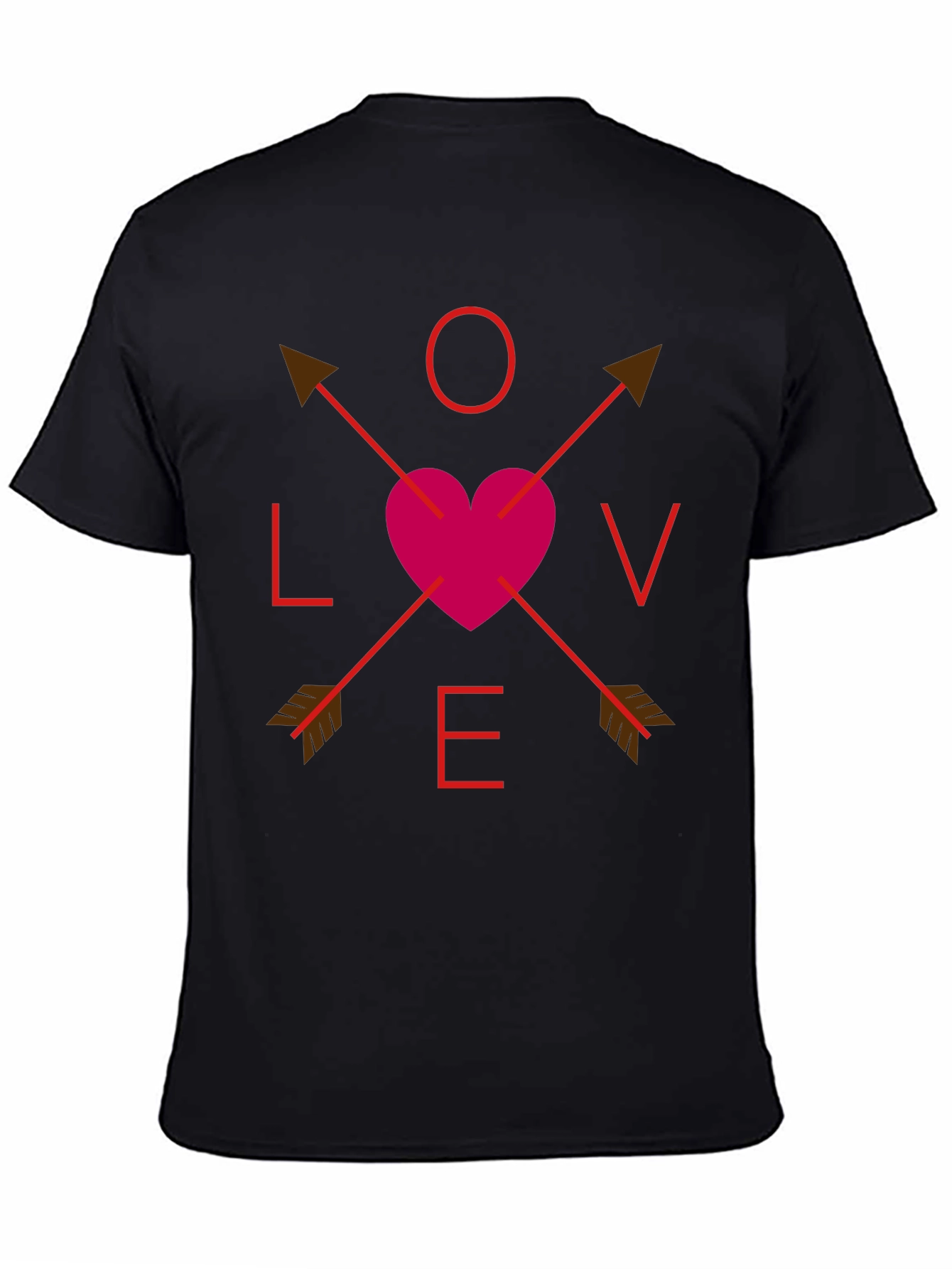 Love Arrows Heart Graphic Tee