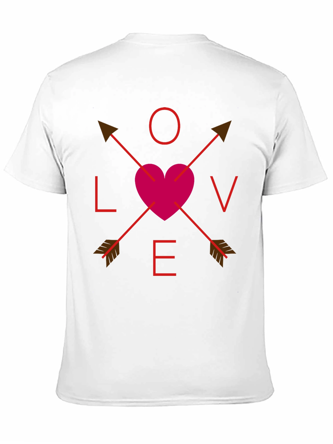 Love Arrows Heart Graphic Tee