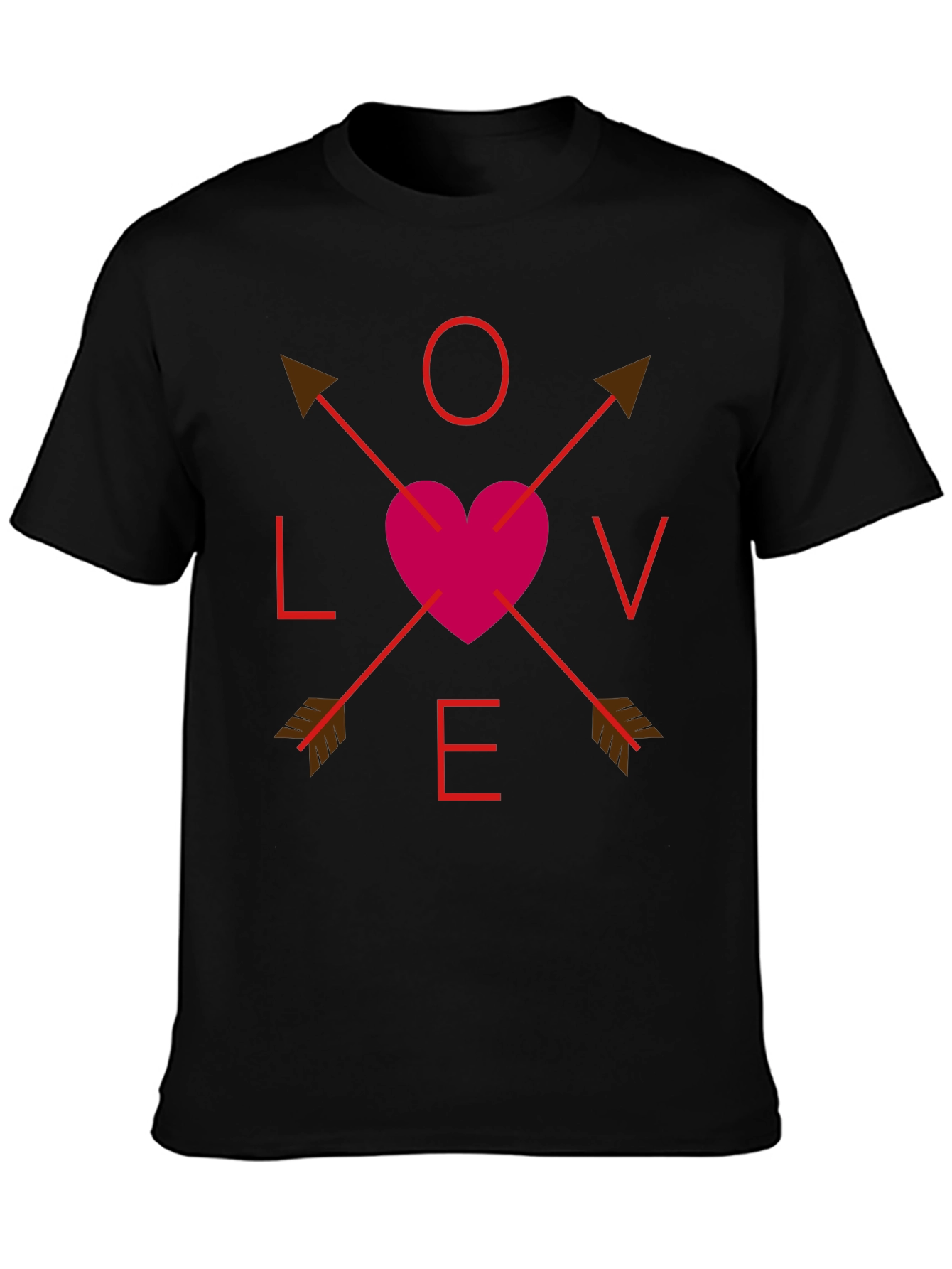 Love Arrows Heart Graphic Tee