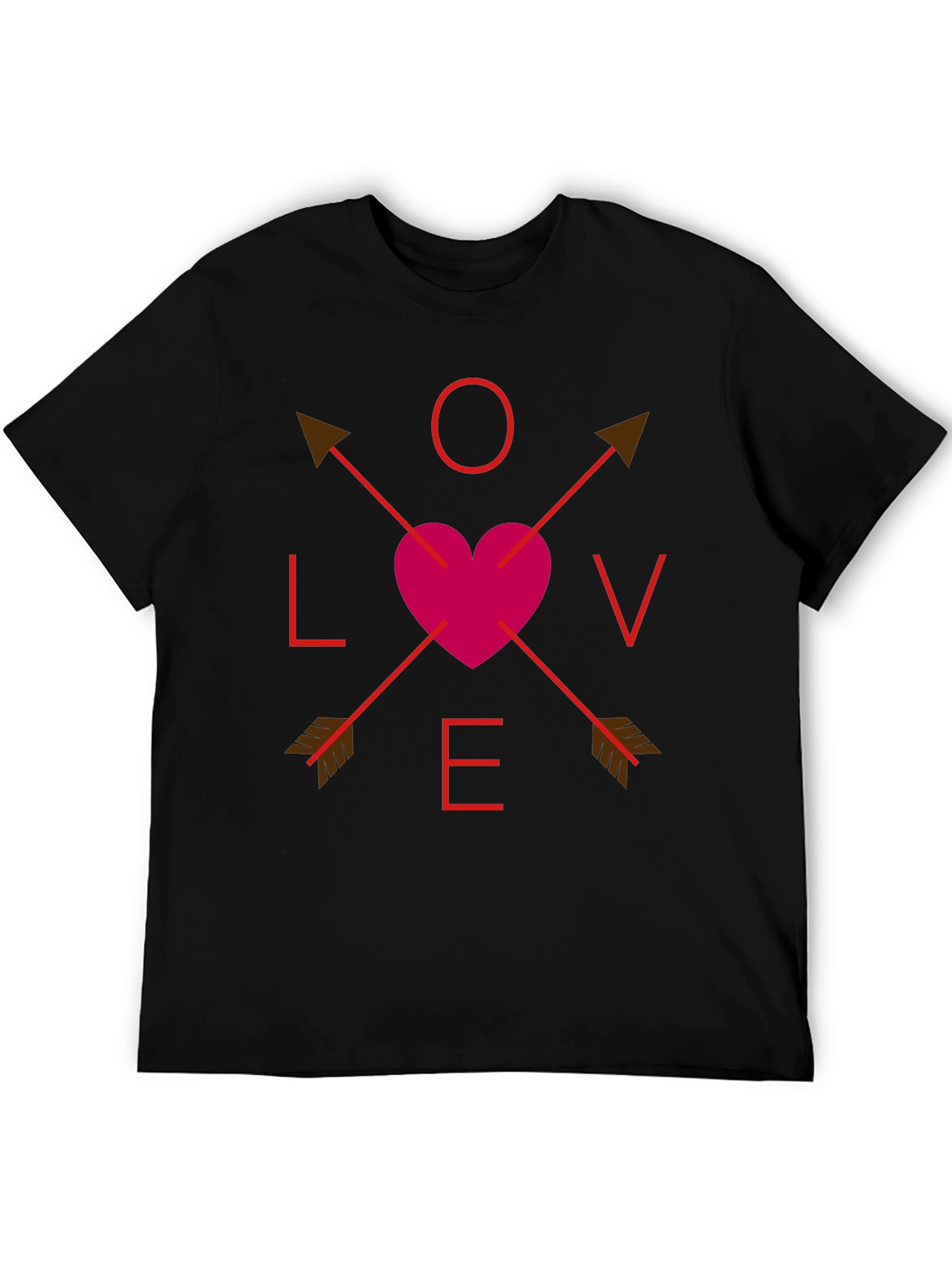 Love Arrows Heart Graphic Tee