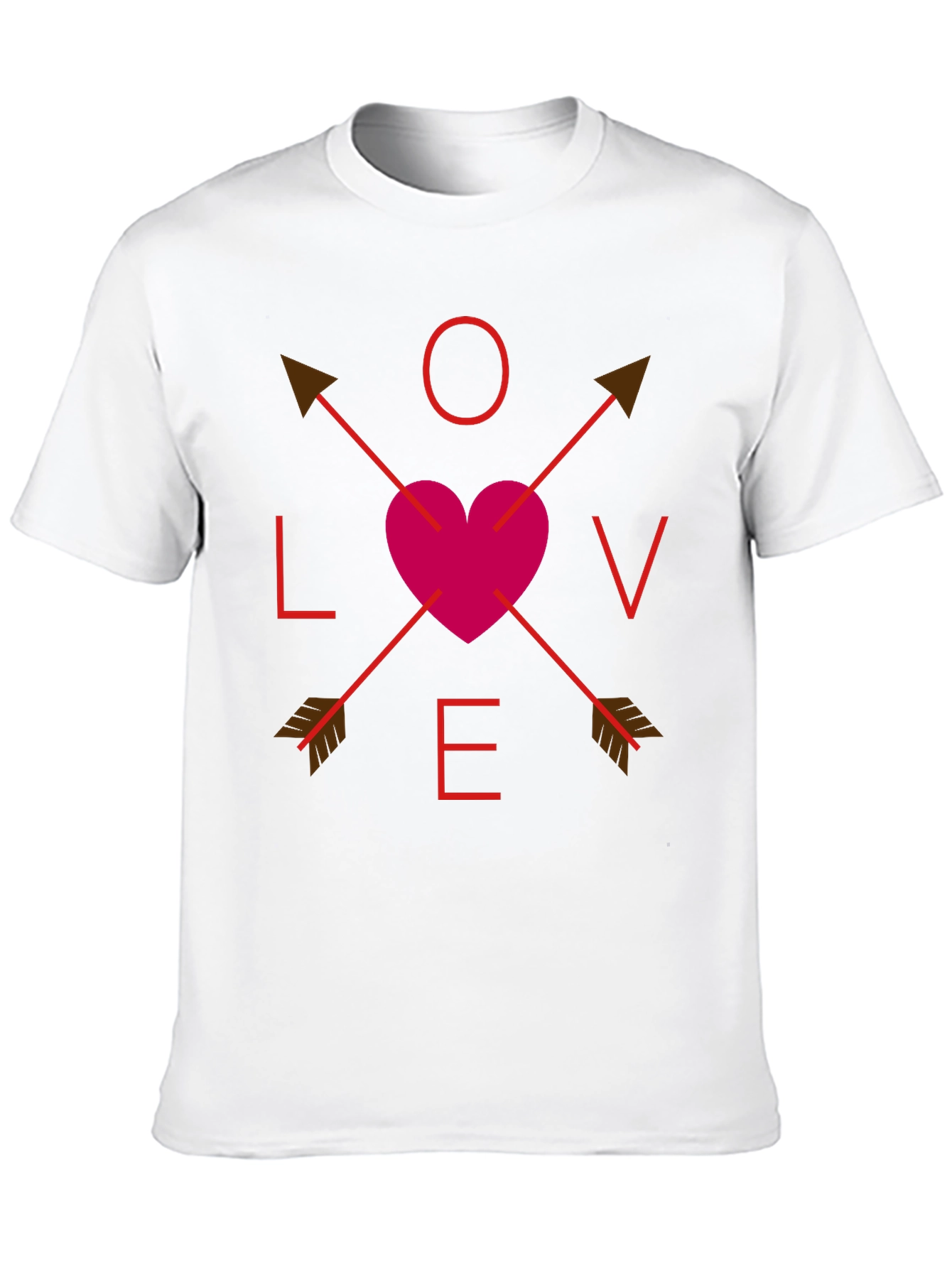 Love Arrows Heart Graphic Tee