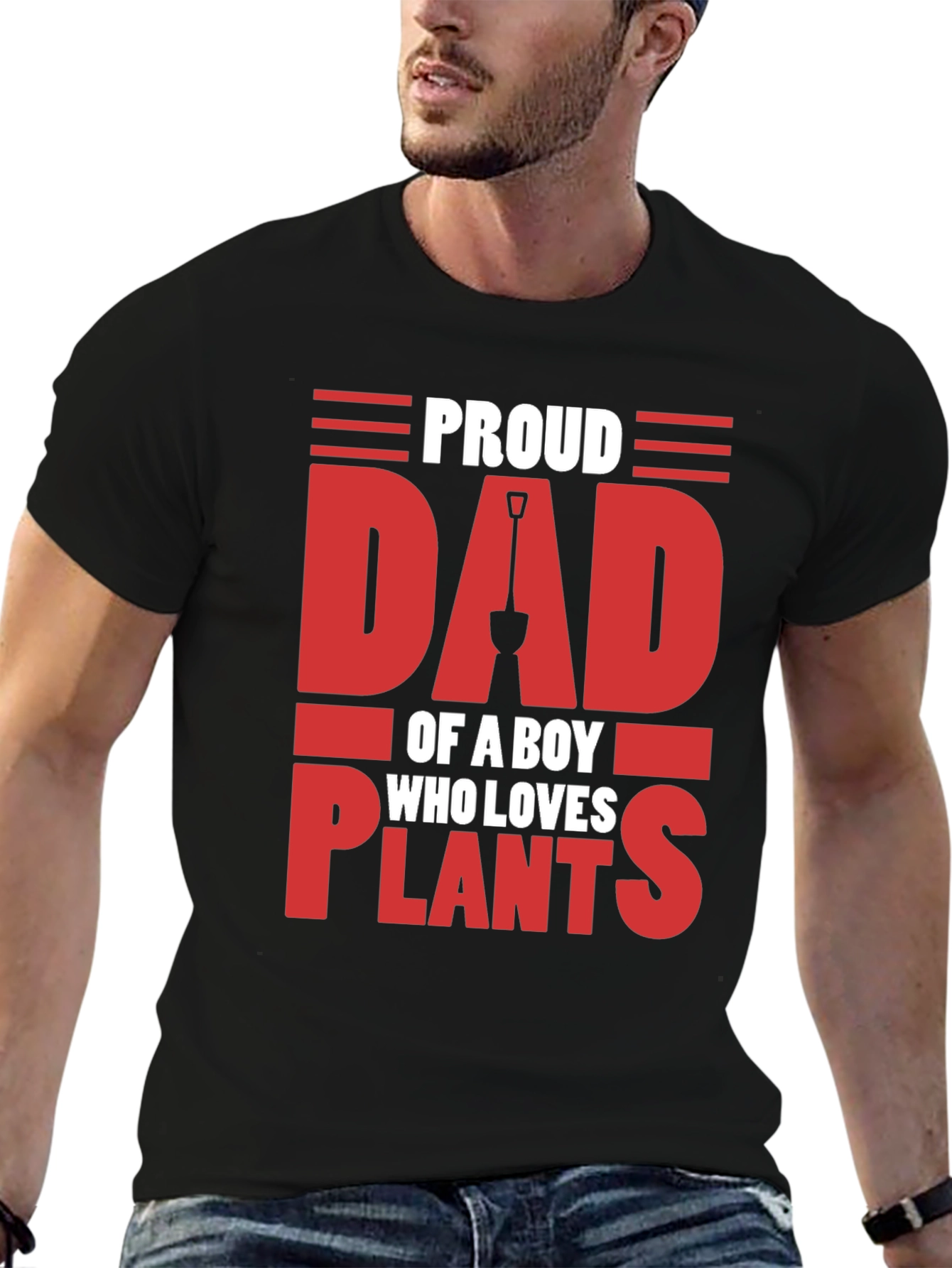 Proud Dad of a Boy Who Loves Plants T-Shirt