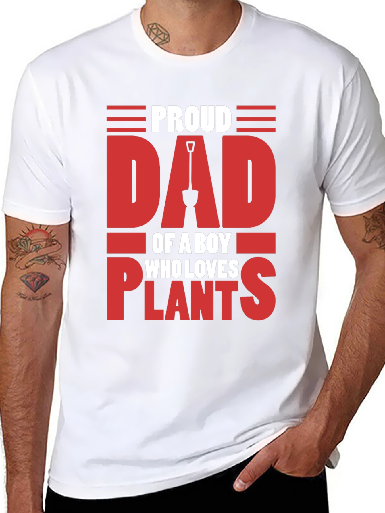 Proud Dad of a Boy Who Loves Plants T-Shirt