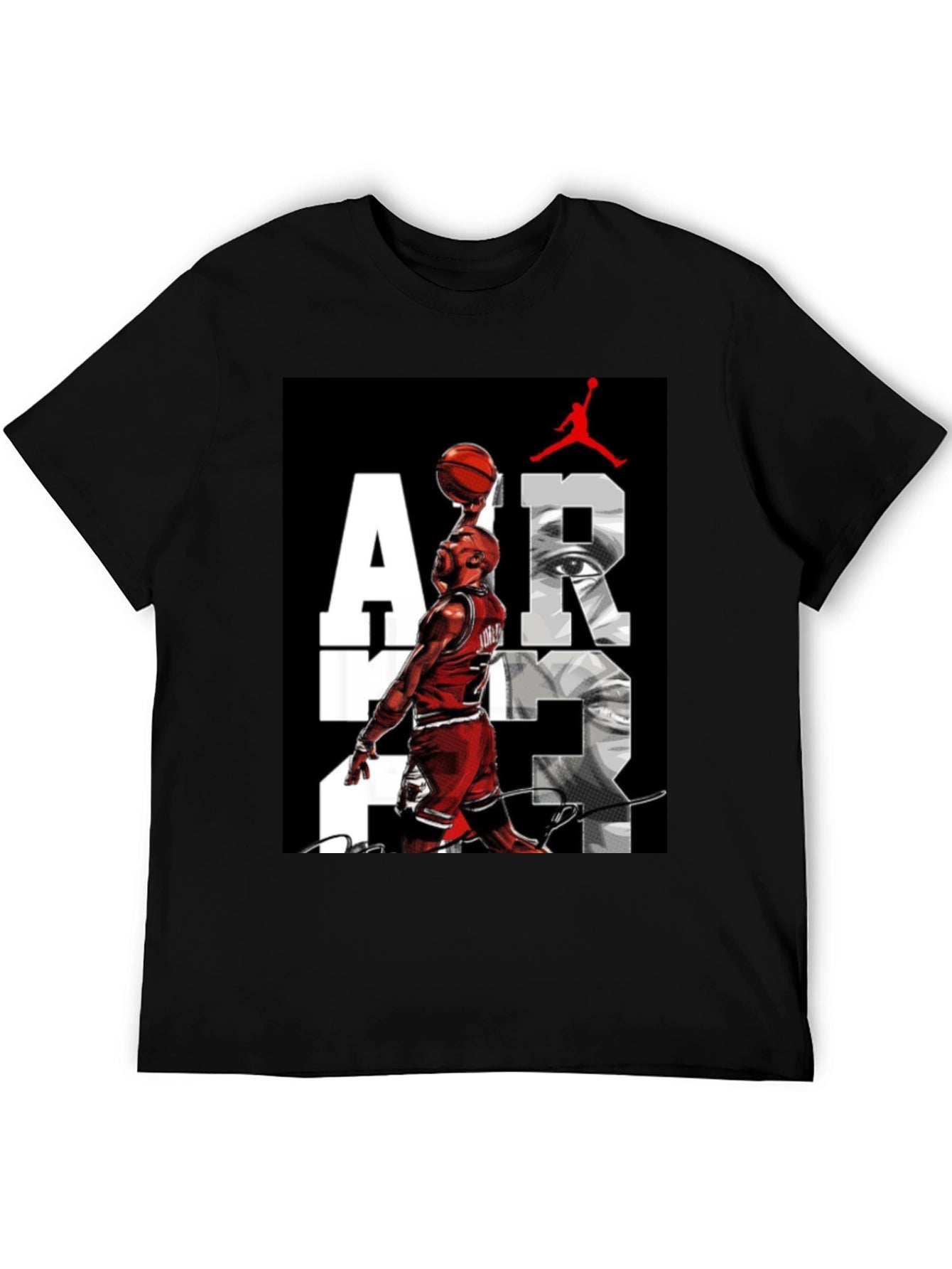 Air Jordan Graphic Print Black T-Shirt