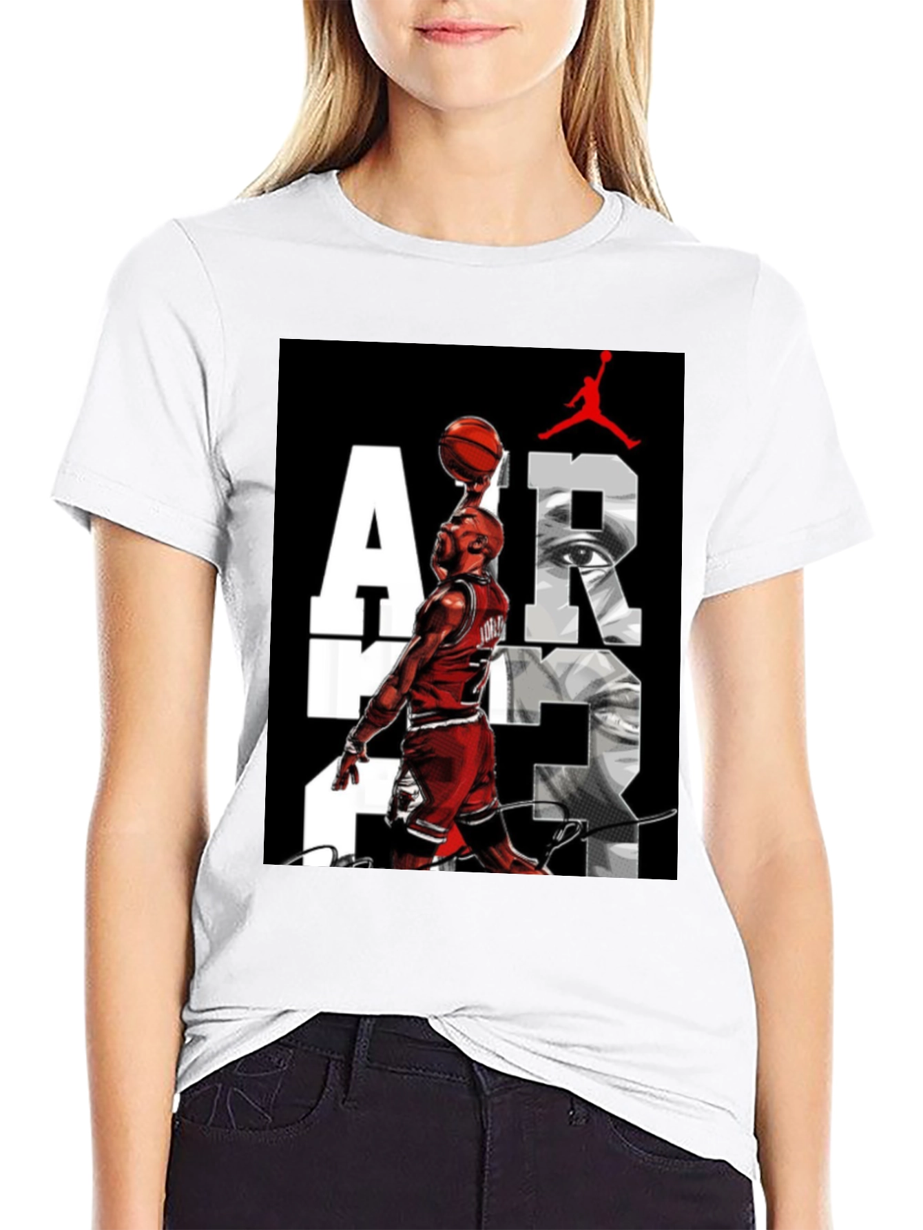 Air Jordan Graphic Print Black T-Shirt