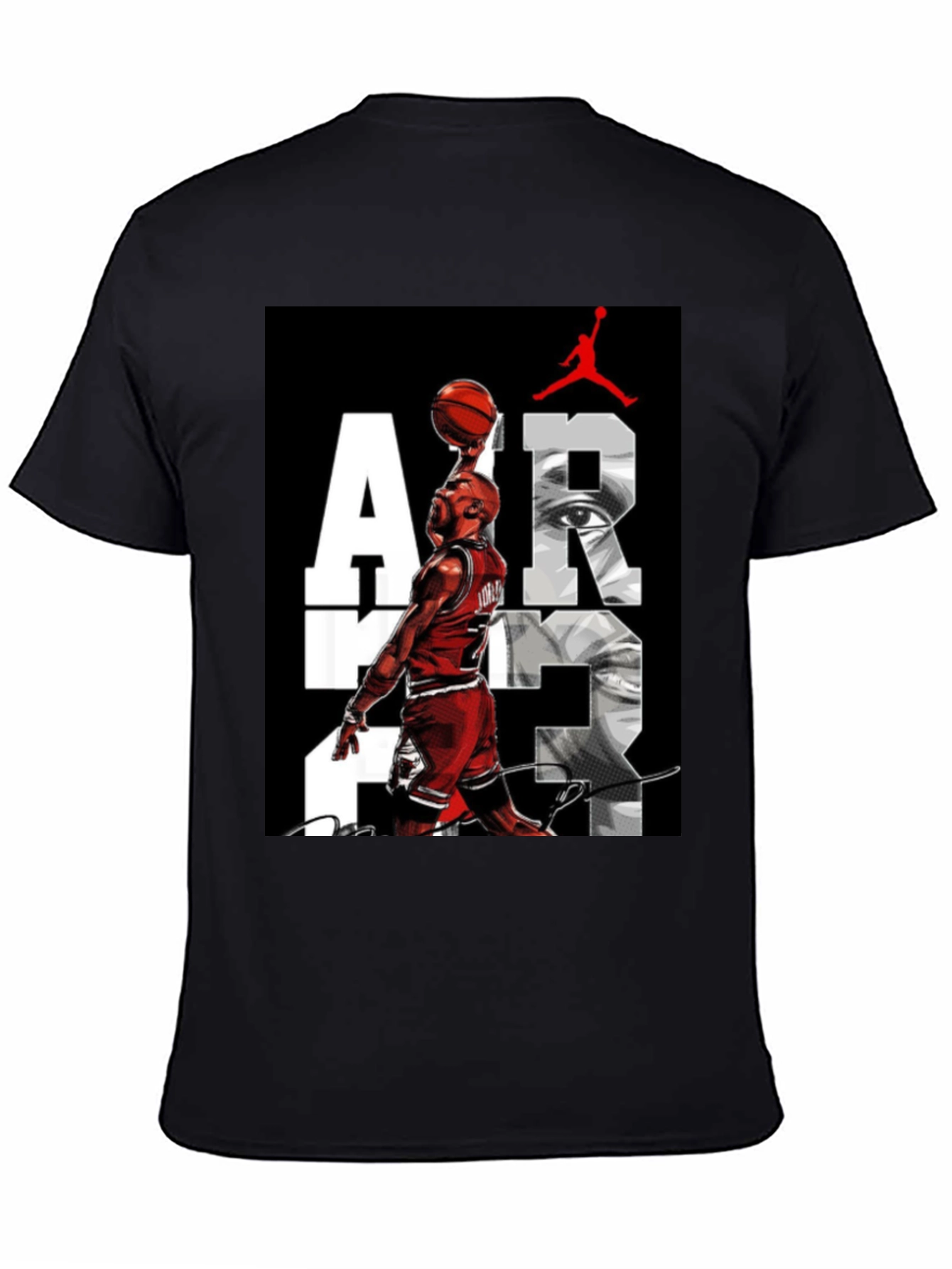 Air Jordan Graphic Print Black T-Shirt