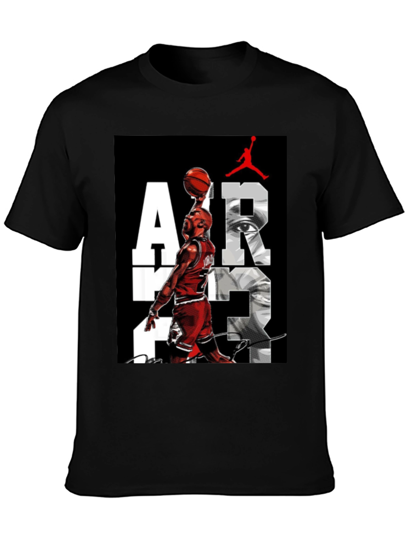 Air Jordan Graphic Print Black T-Shirt