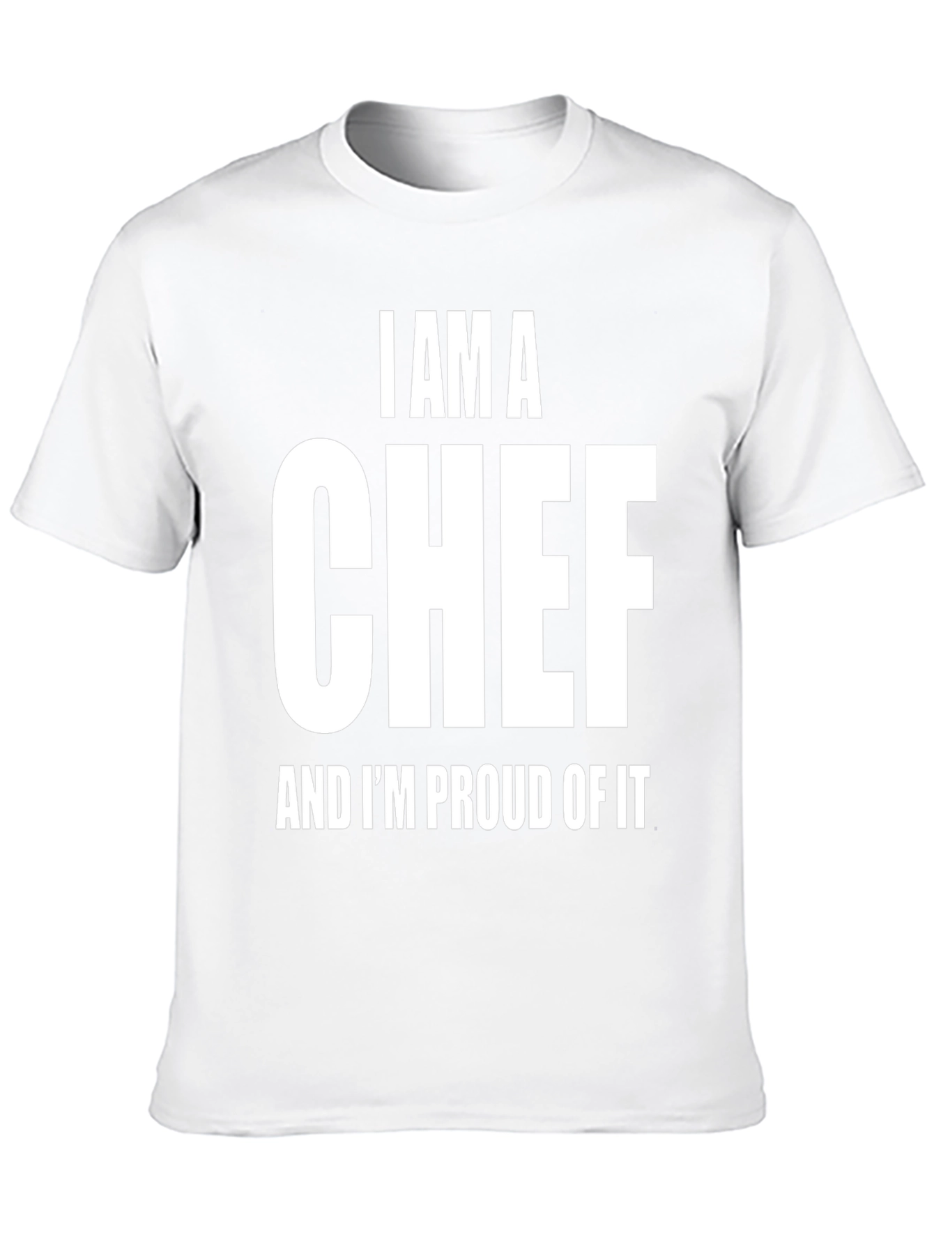 I AM A CHEF Proud T-Shirt - Black