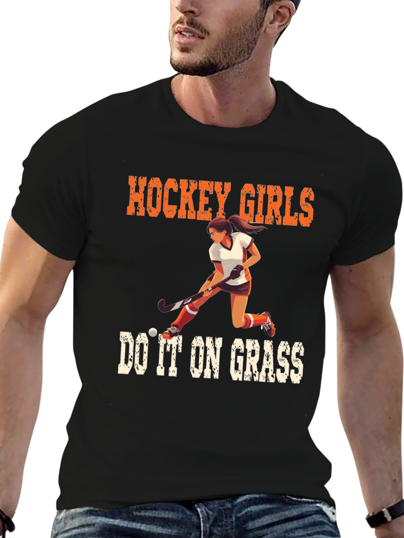 Hockey Girls Do It On Grass T-Shirt