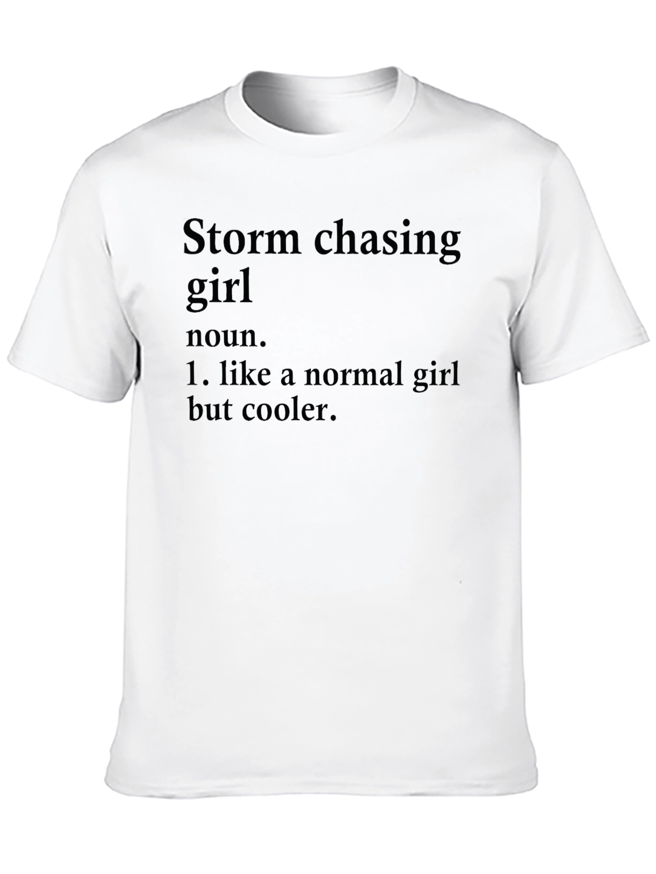 Storm Chasing Girl Graphic T-Shirt