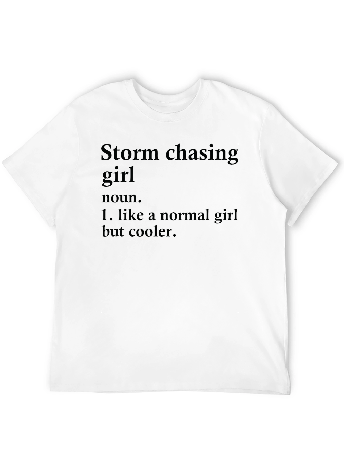 Storm Chasing Girl Graphic T-Shirt
