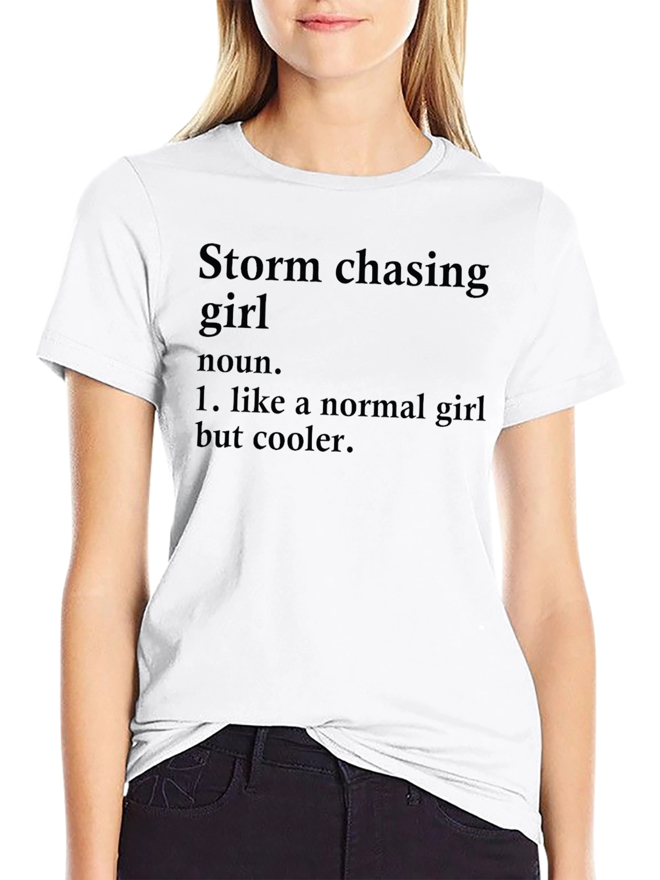 Storm Chasing Girl Graphic T-Shirt