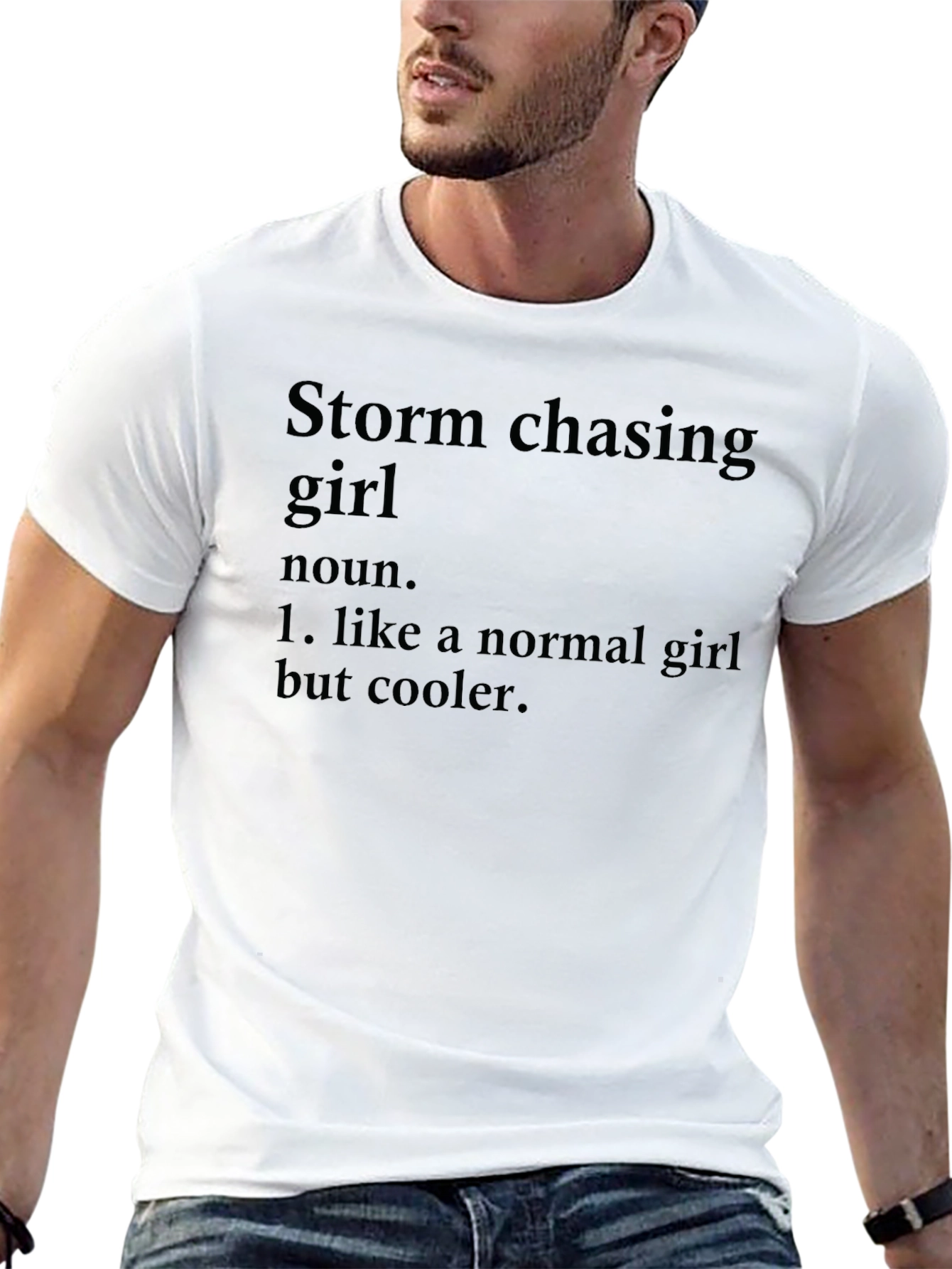 Storm Chasing Girl Graphic T-Shirt